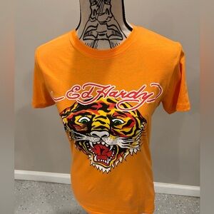 Ed Hardy Tiger Graphic Short-Sleeved Shirt, NWT